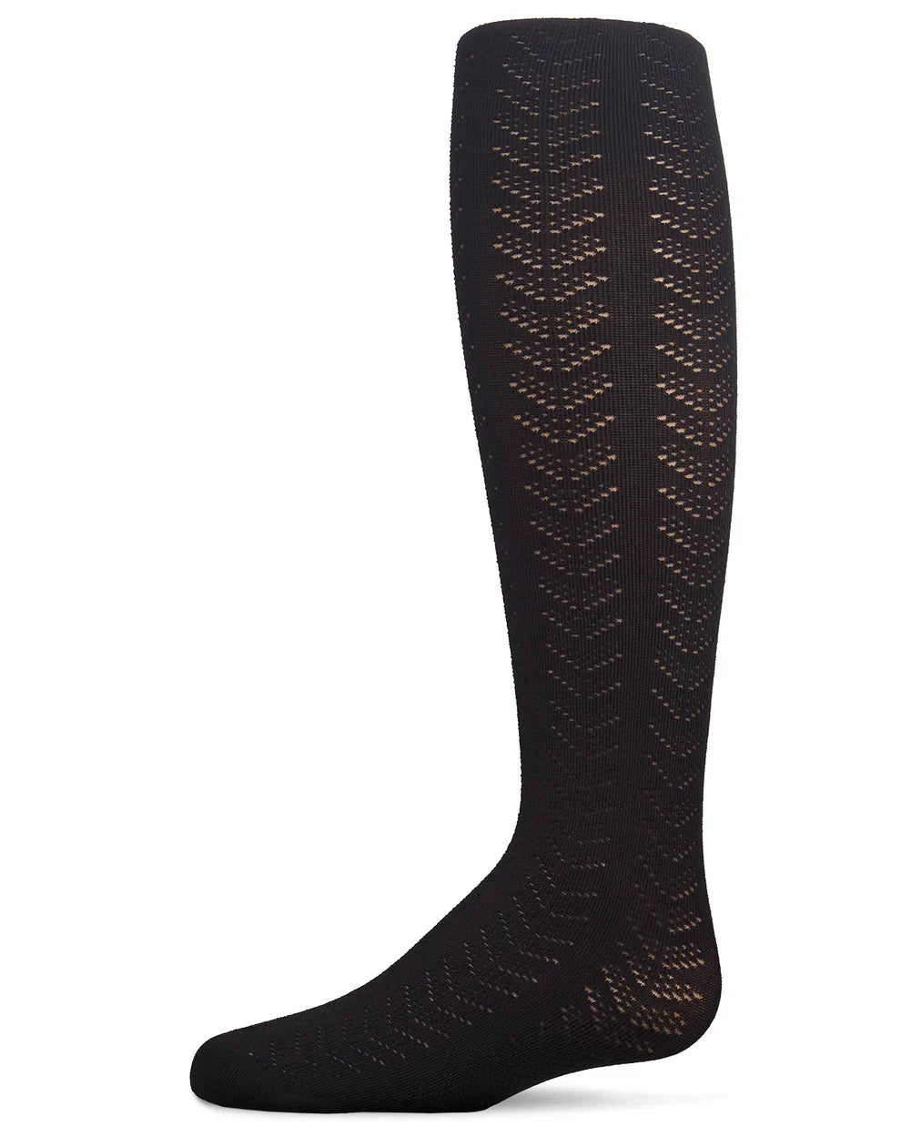 tights cotton multi chevron drop stitch