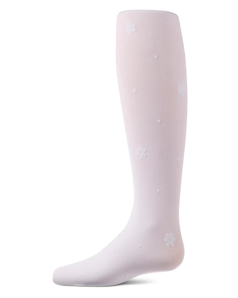 tights flocked dotted bloom