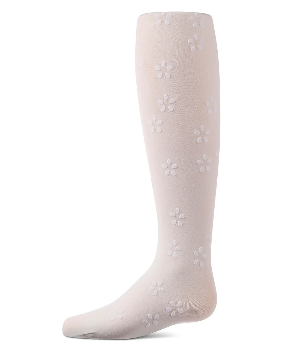 tights flocked confetti flower
