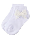 anklet lace bow