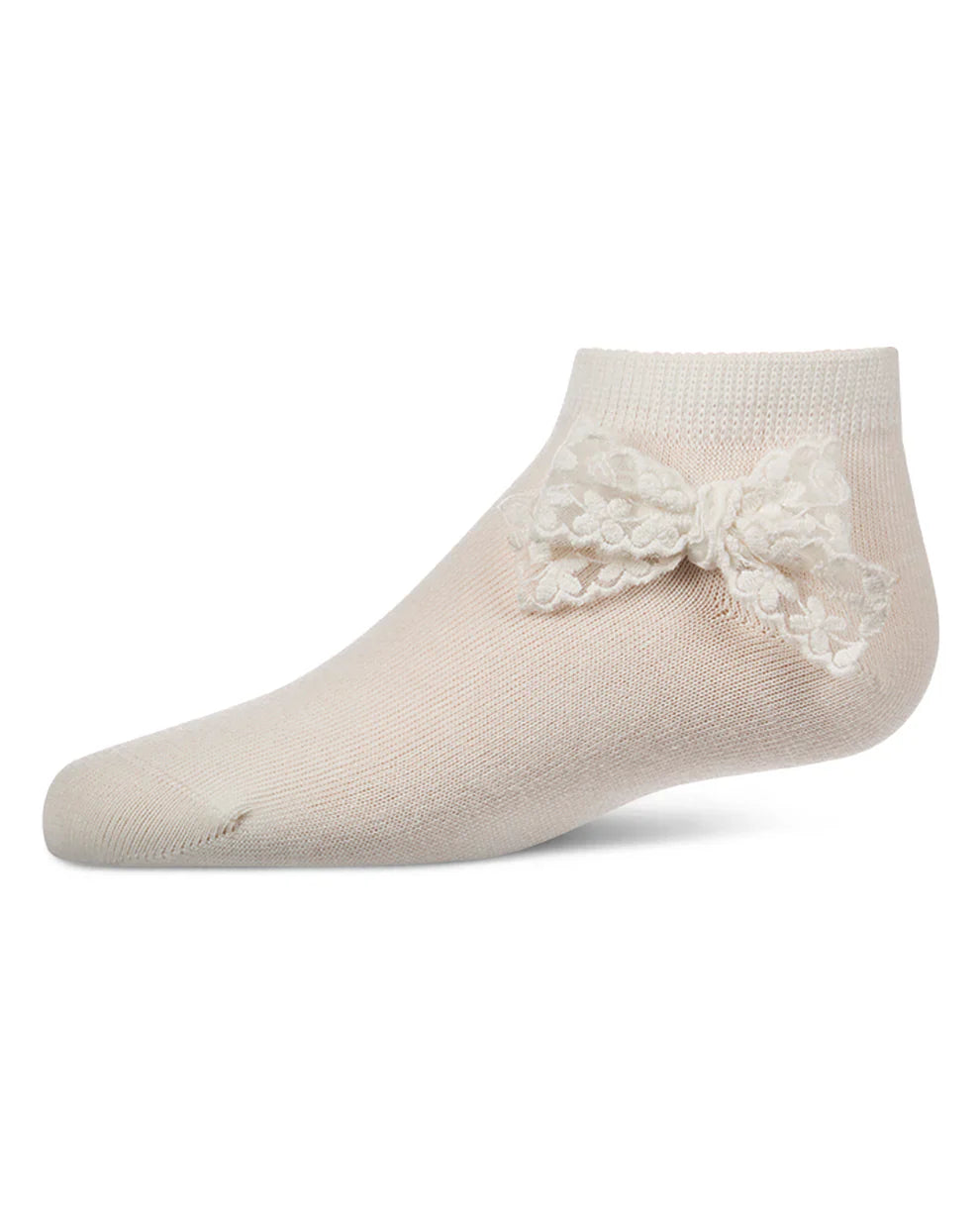 anklet lace bow
