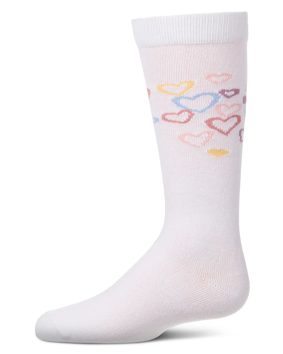 knee overlapping fun hearts