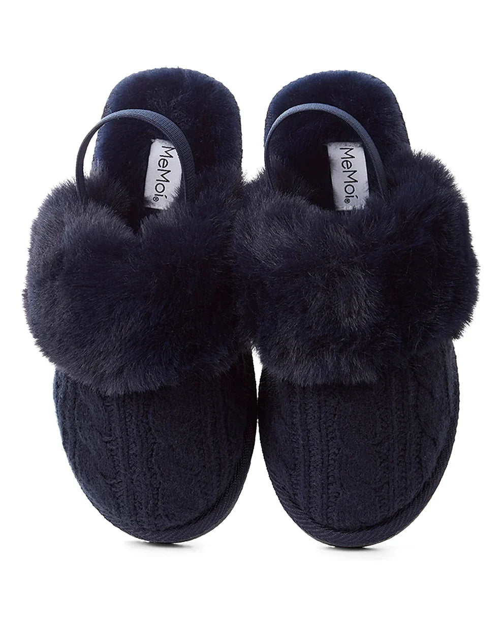 slippers cable plush