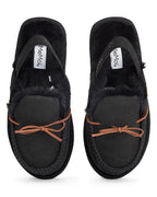 slippers suede bow