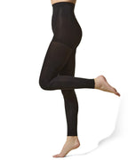 completely opaque control top footless tights