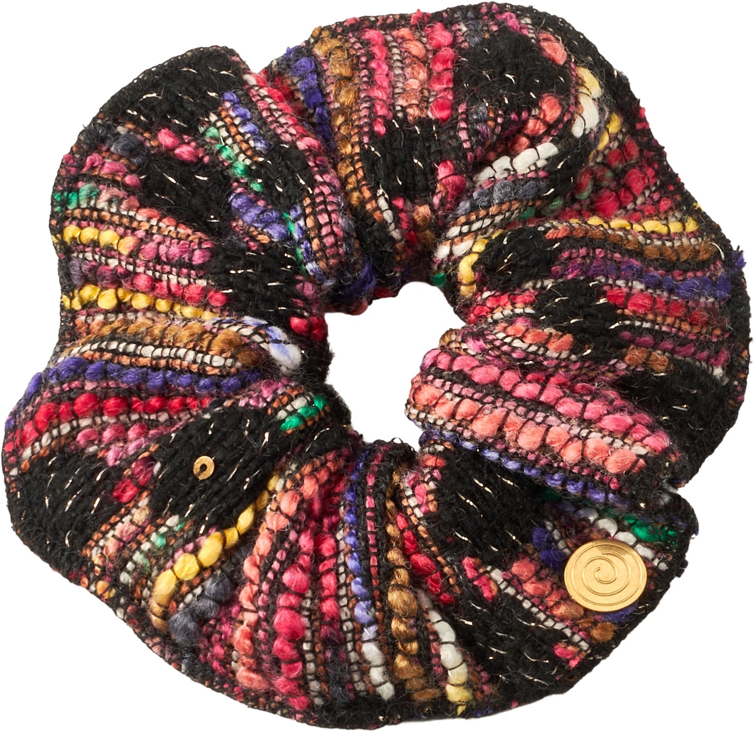 pony scrunchie tweed