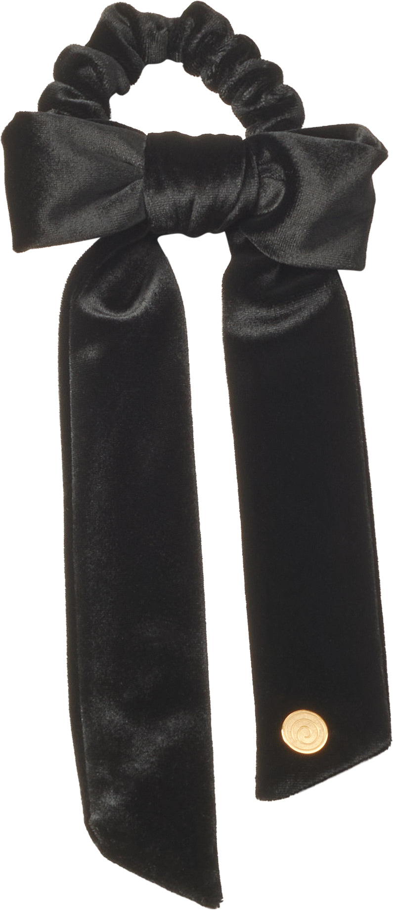 pony velvet ties with bow