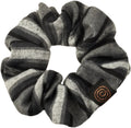 pony scrunchie striped knit