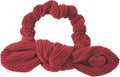 pony corduroy heart scrunchy bow