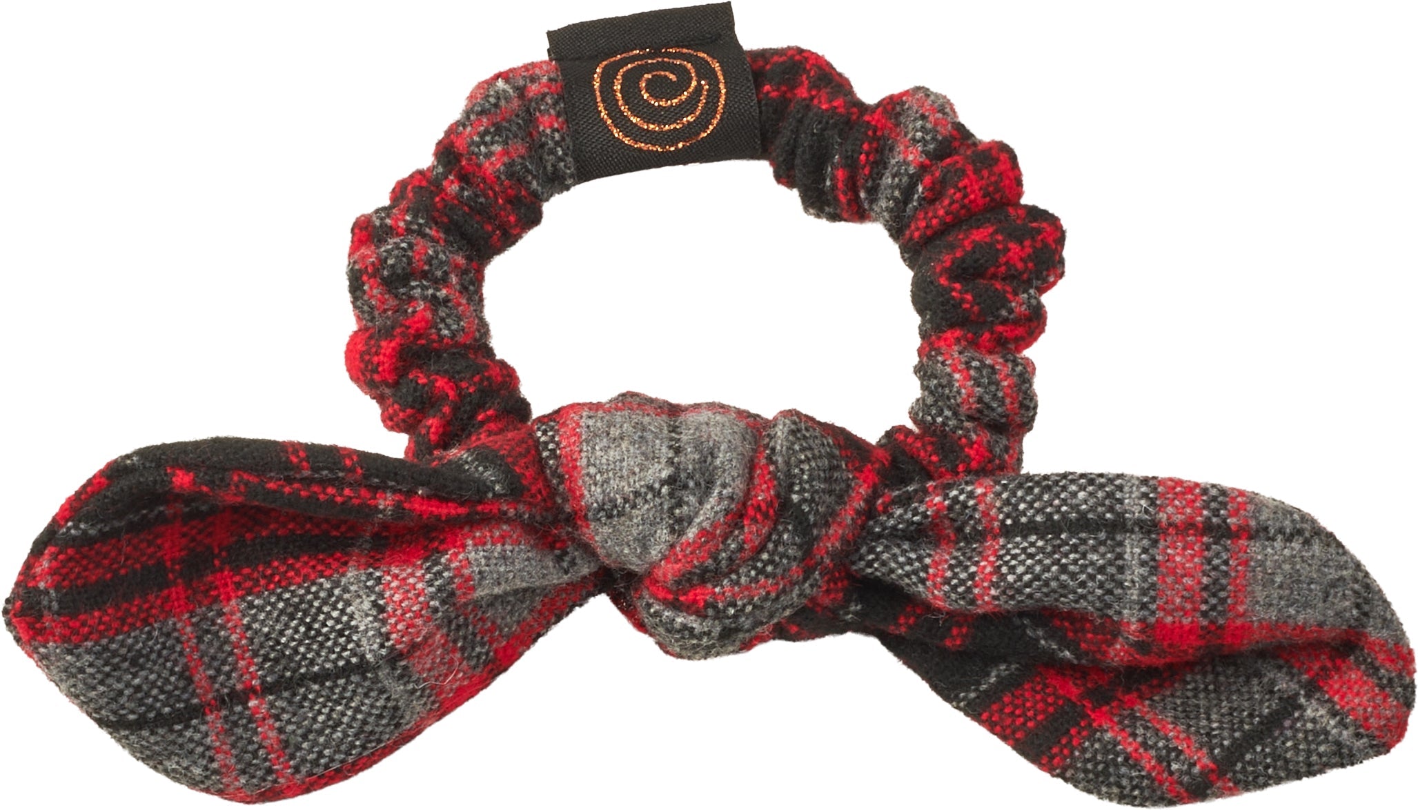 pony scrunchie plaid bow