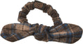 pony plaid scrunchy bow