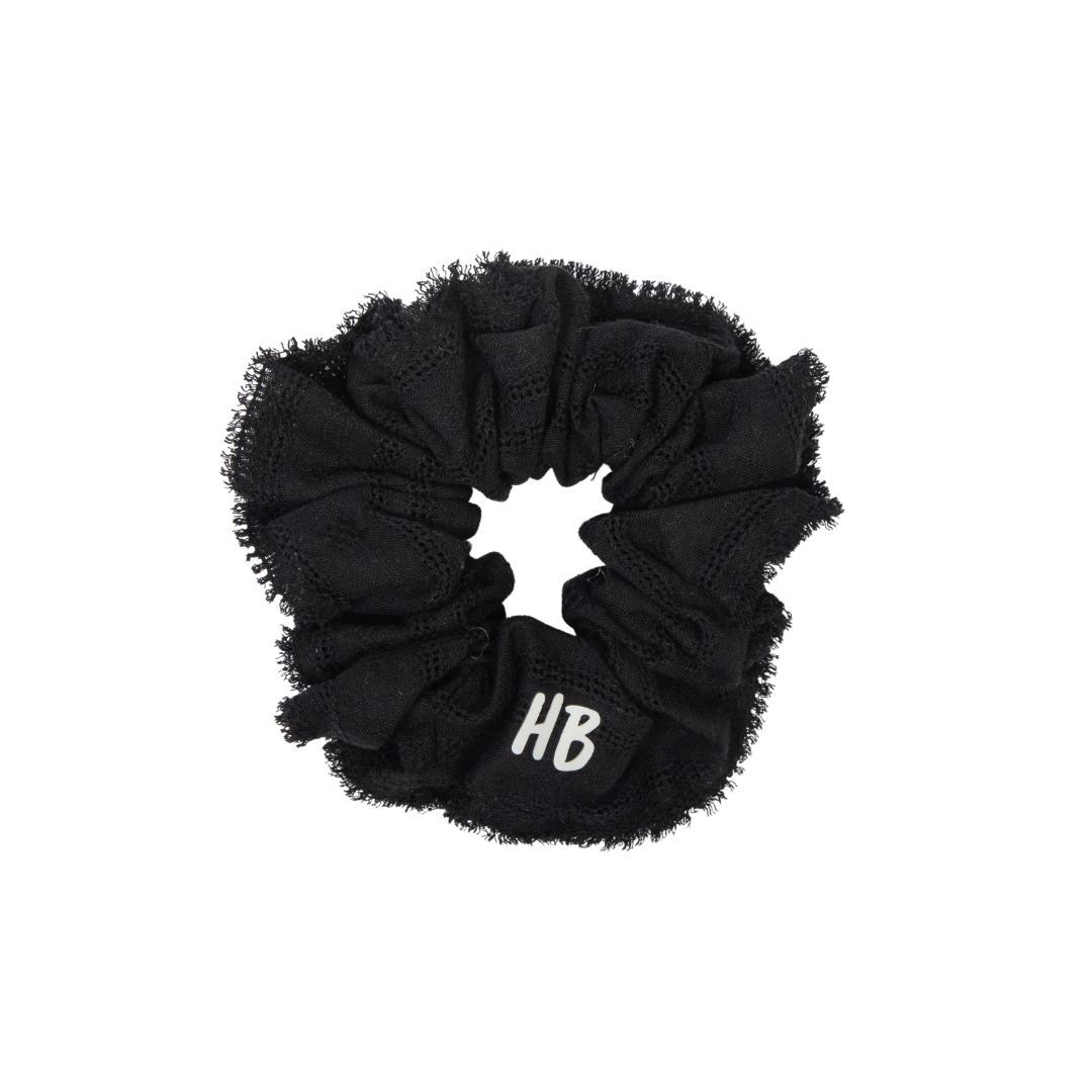 pony scrunchie thin eyelet