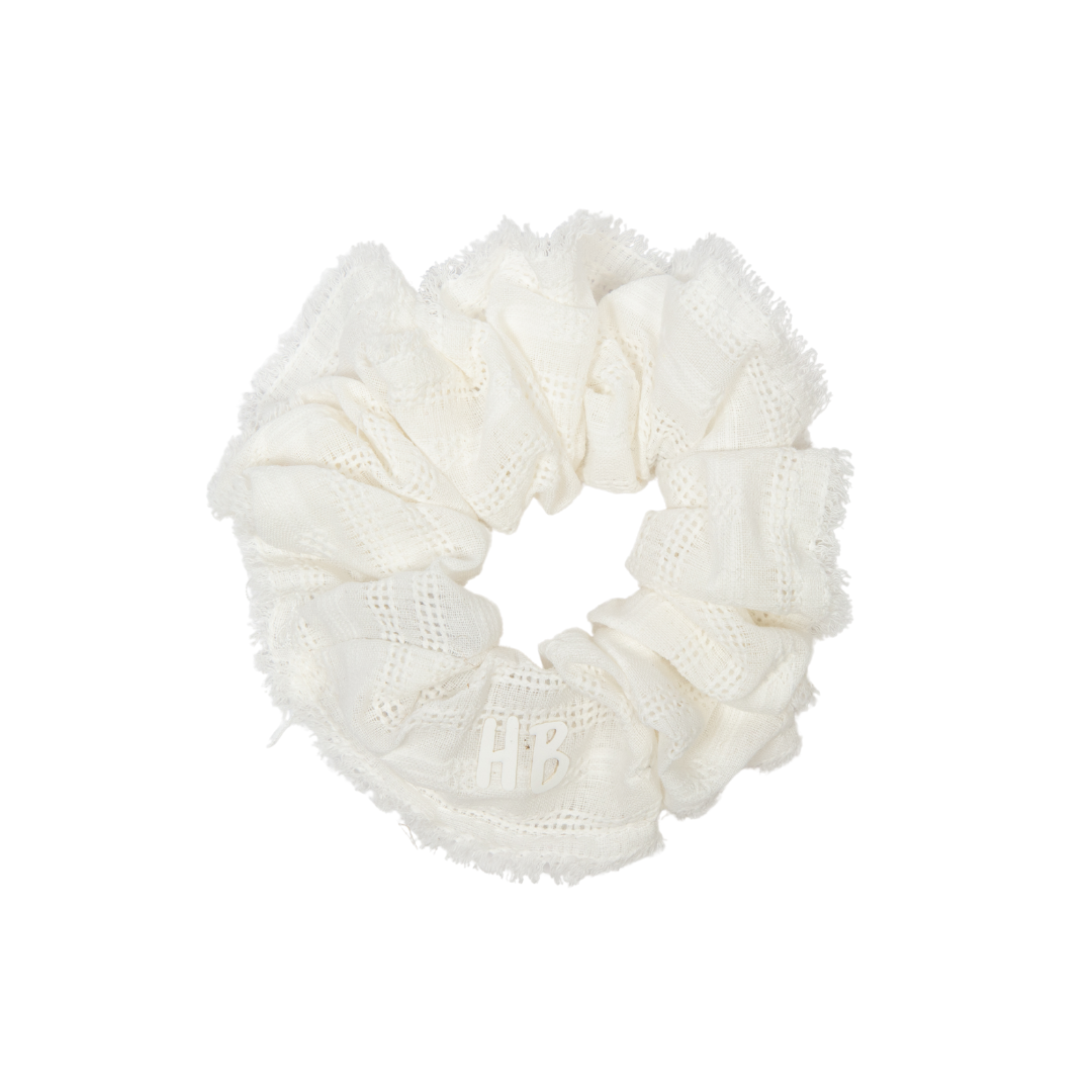 pony scrunchie thin eyelet