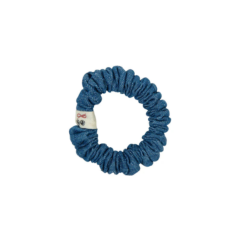 pony scrunchie denim set