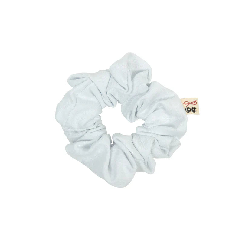 pony scrunchie denim