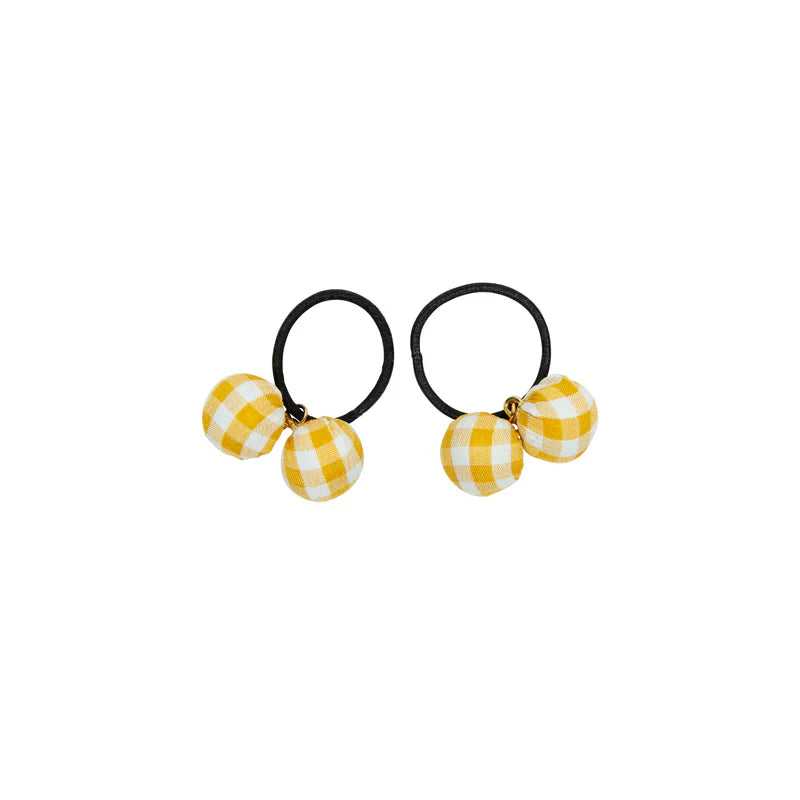 pony pin stripe and gingham with edge ball set