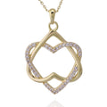 necklace intertwined hearts