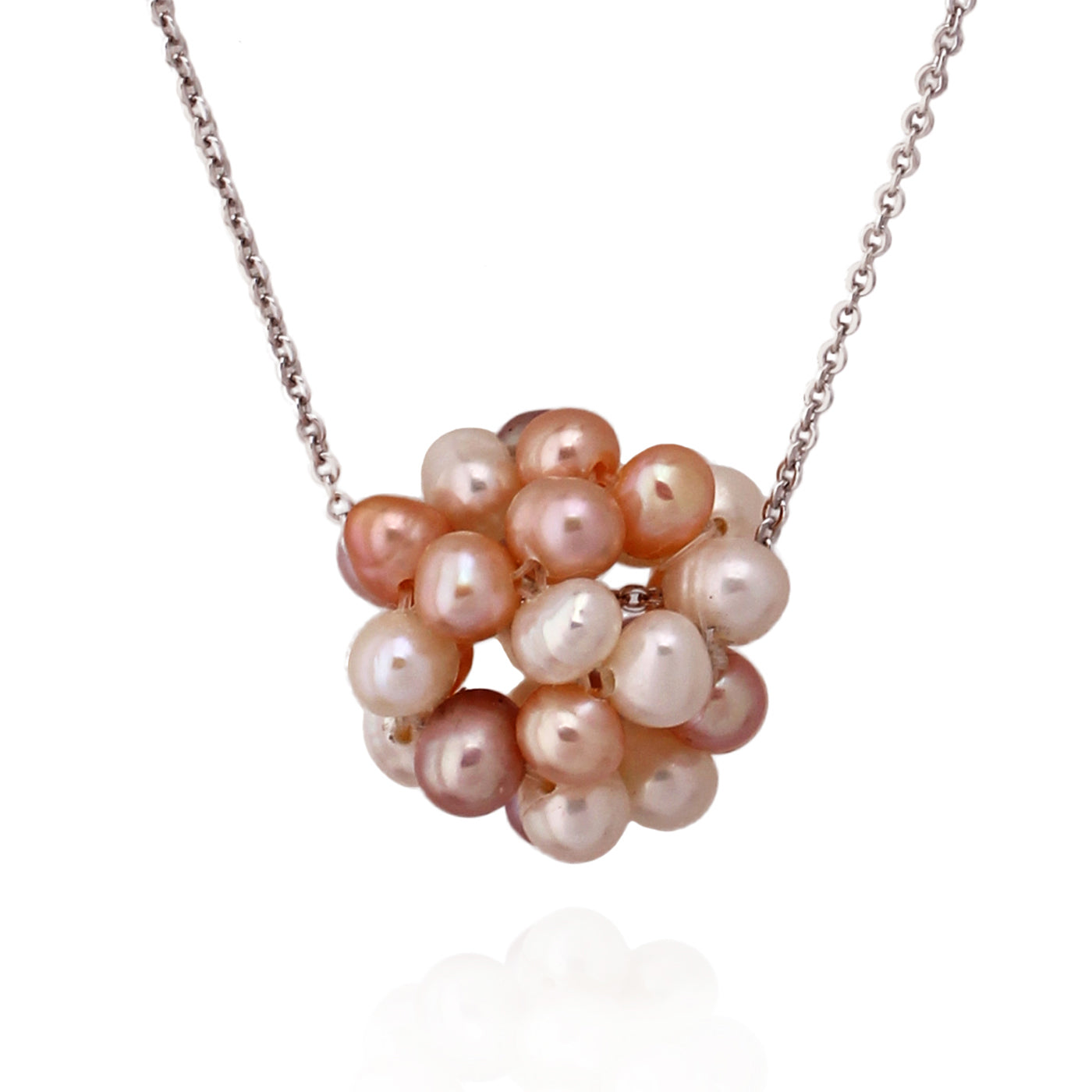 necklace pearl cluster