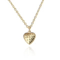 necklace pendant tiny woven heart