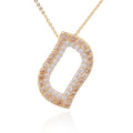 necklace pendant bold squiggle