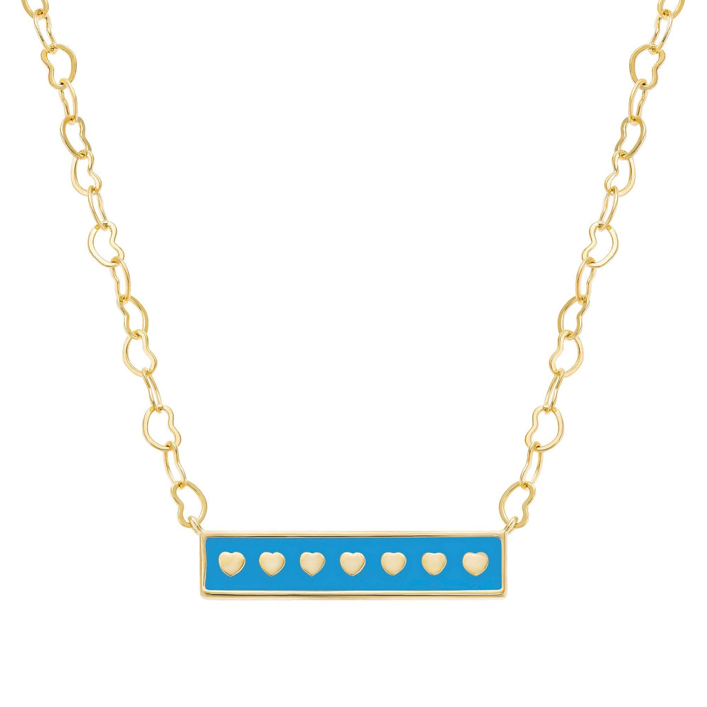 necklace enamel bar