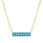 necklace enamel bar