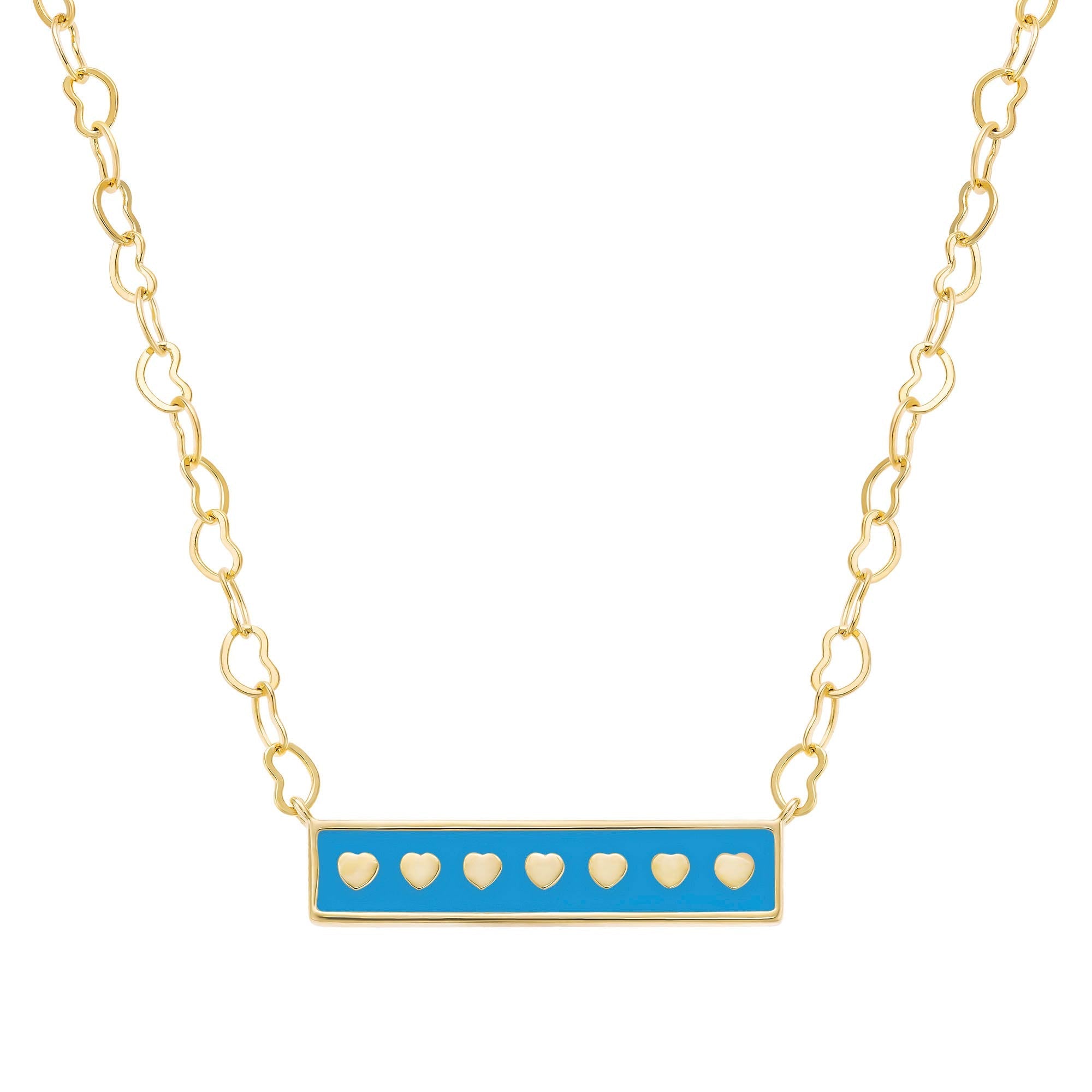 necklace enamel bar