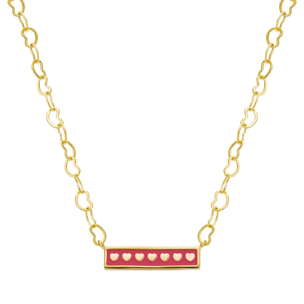 necklace enamel bar