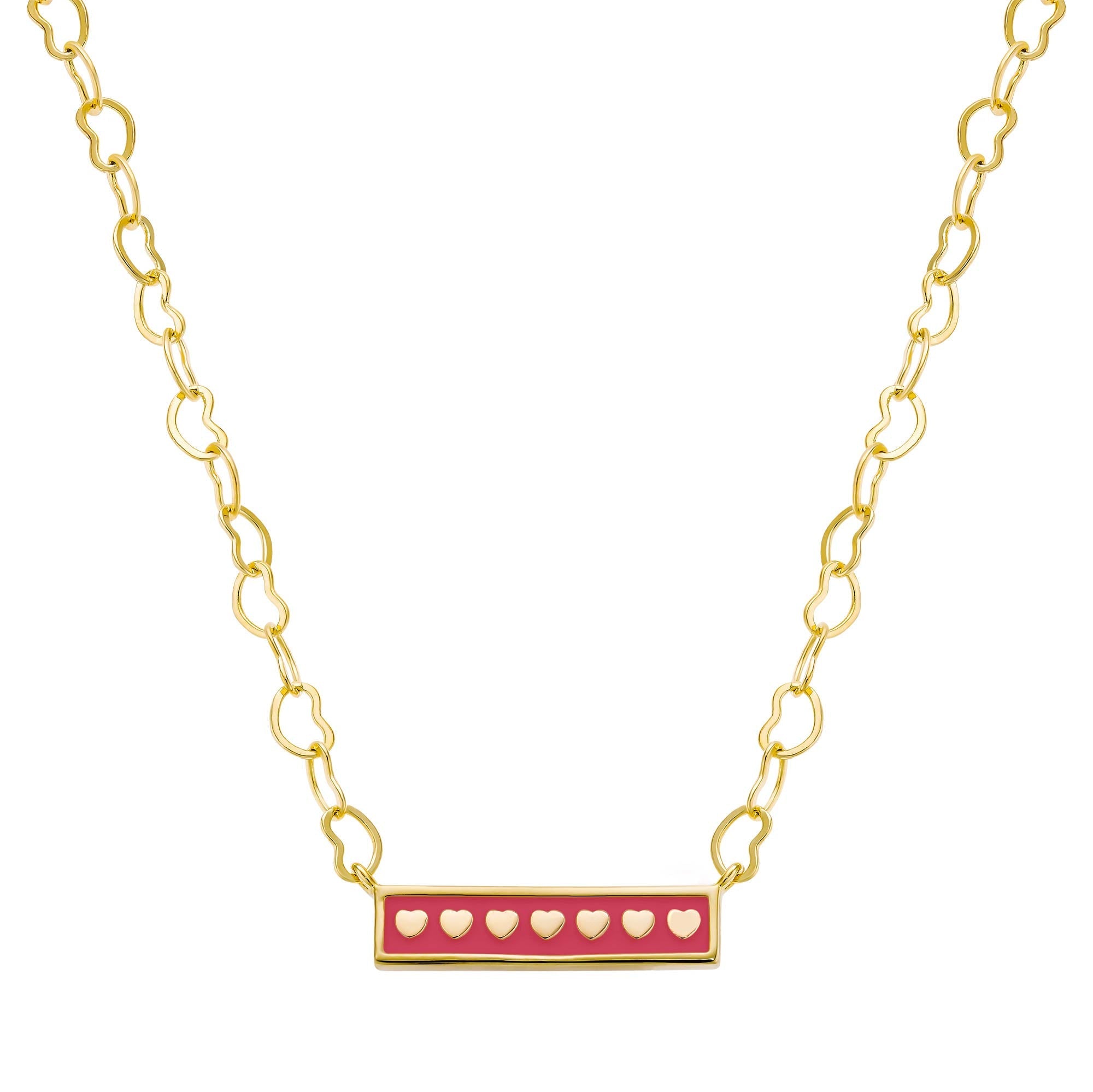 necklace enamel bar