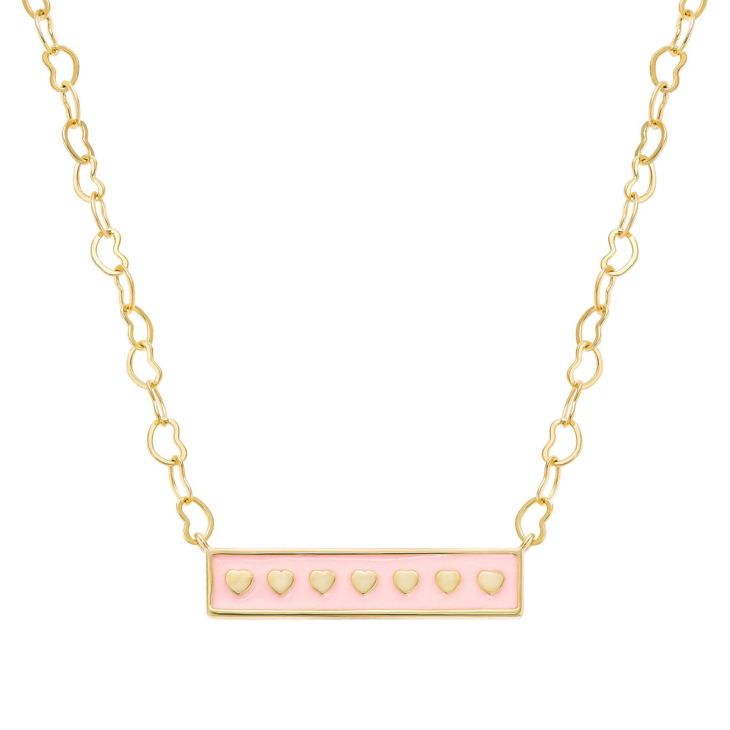 necklace enamel bar