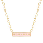 necklace enamel bar