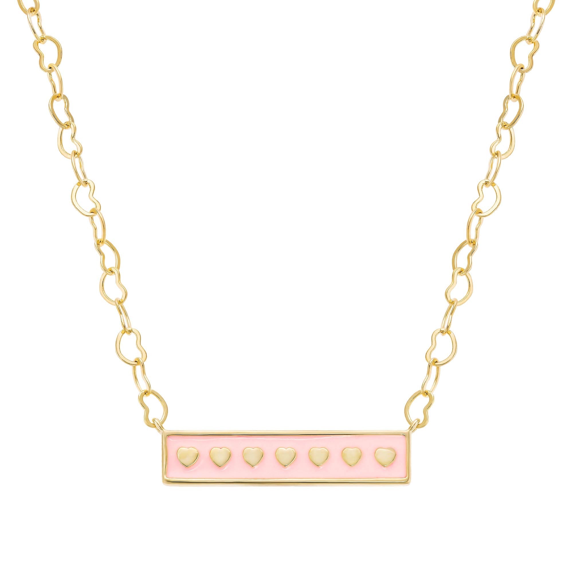 necklace enamel bar