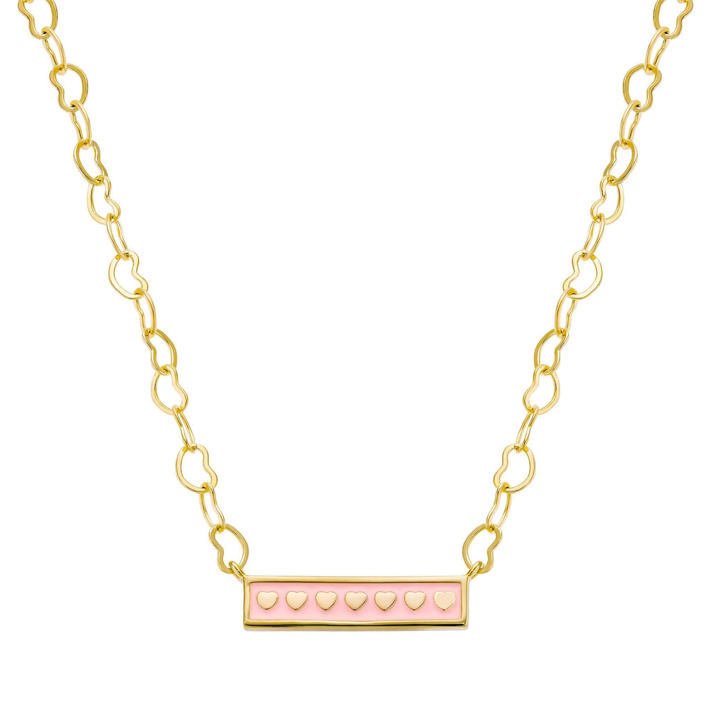 necklace enamel bar