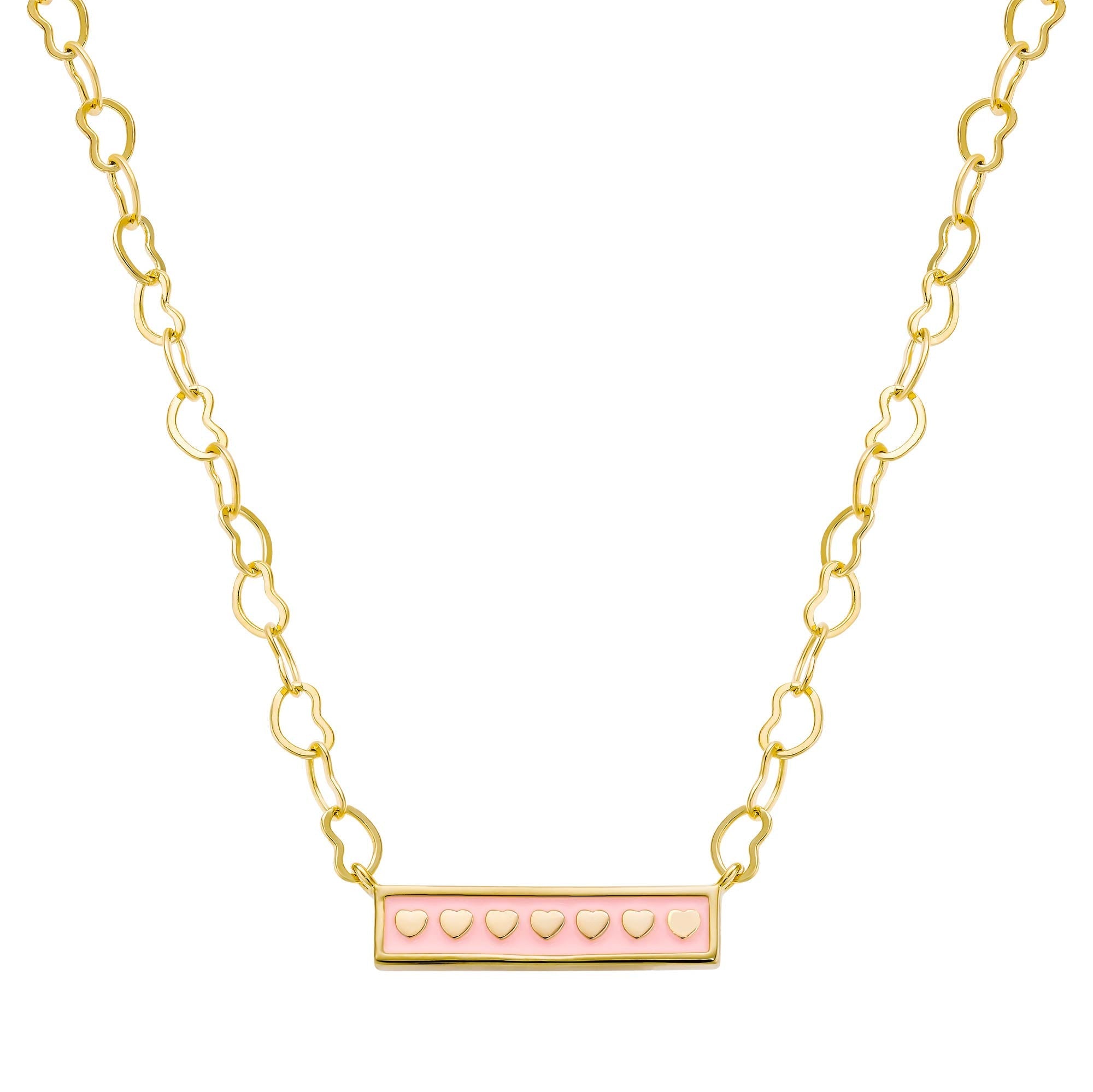 necklace enamel bar