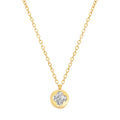 necklace cut out clover stone
