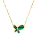 necklace mop butterfly