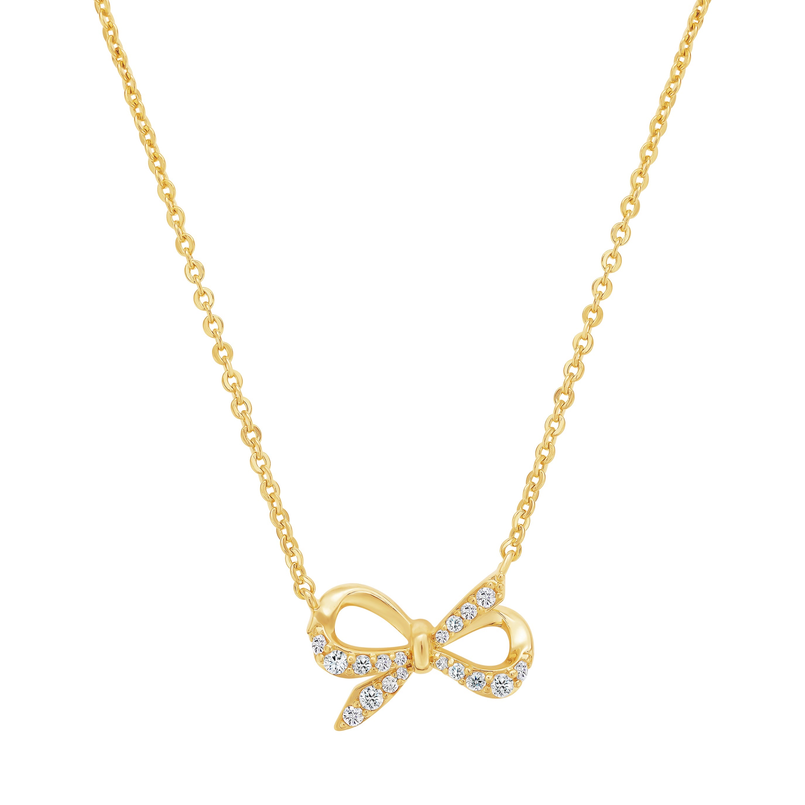 necklace thin bow tie
