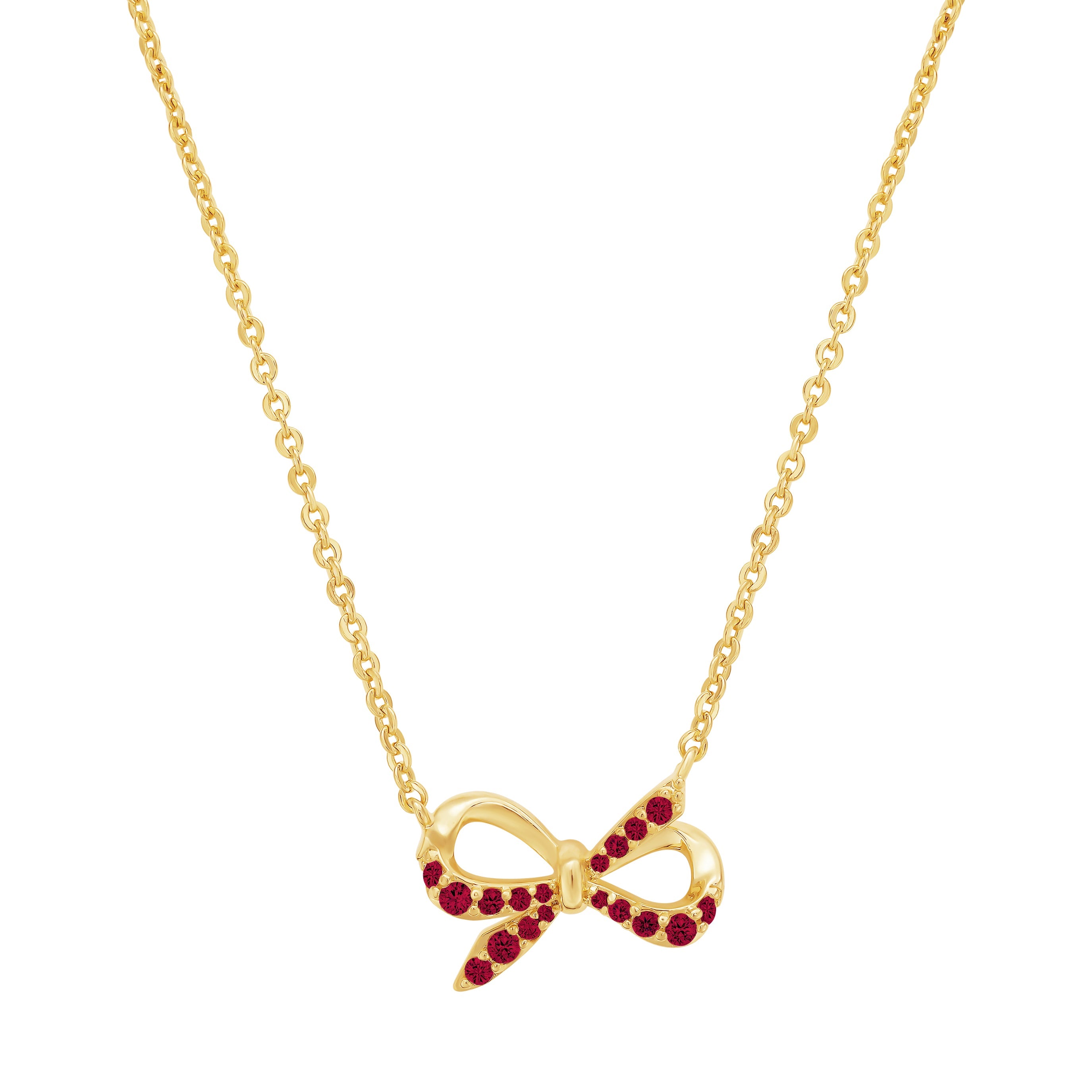 necklace thin bow tie
