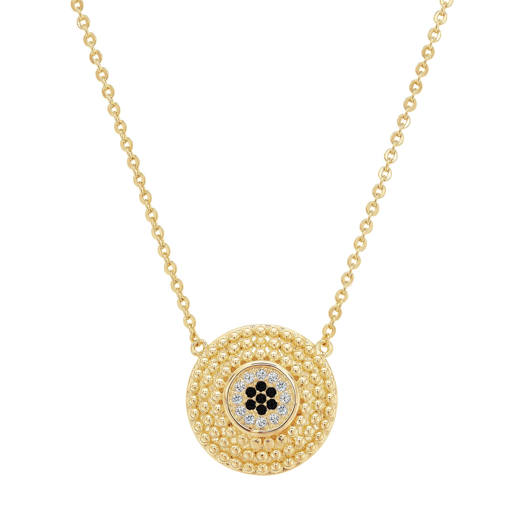 necklace ball textured circle