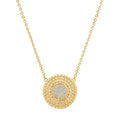 necklace ball textured circle