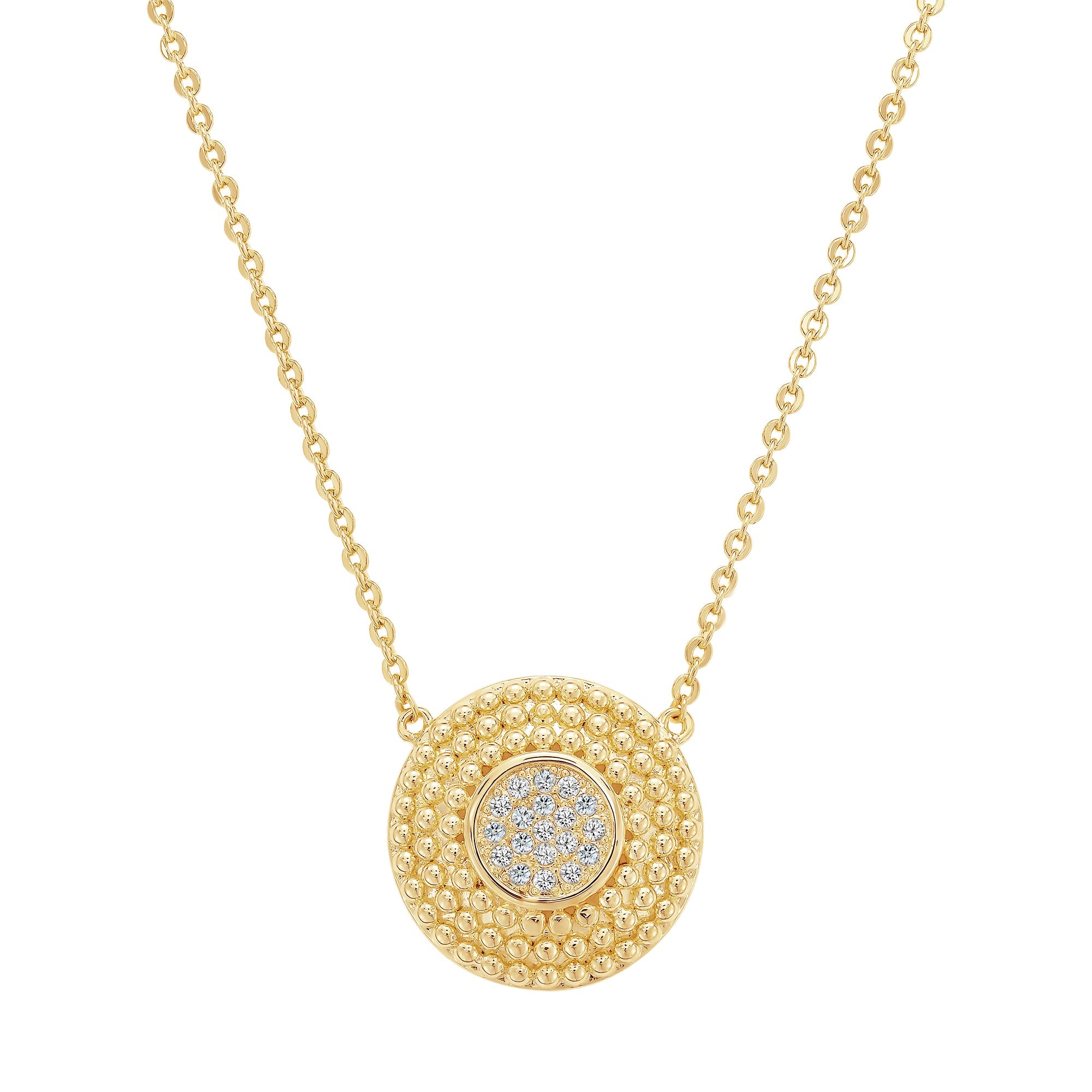 necklace ball textured circle