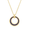 necklace clamped circle