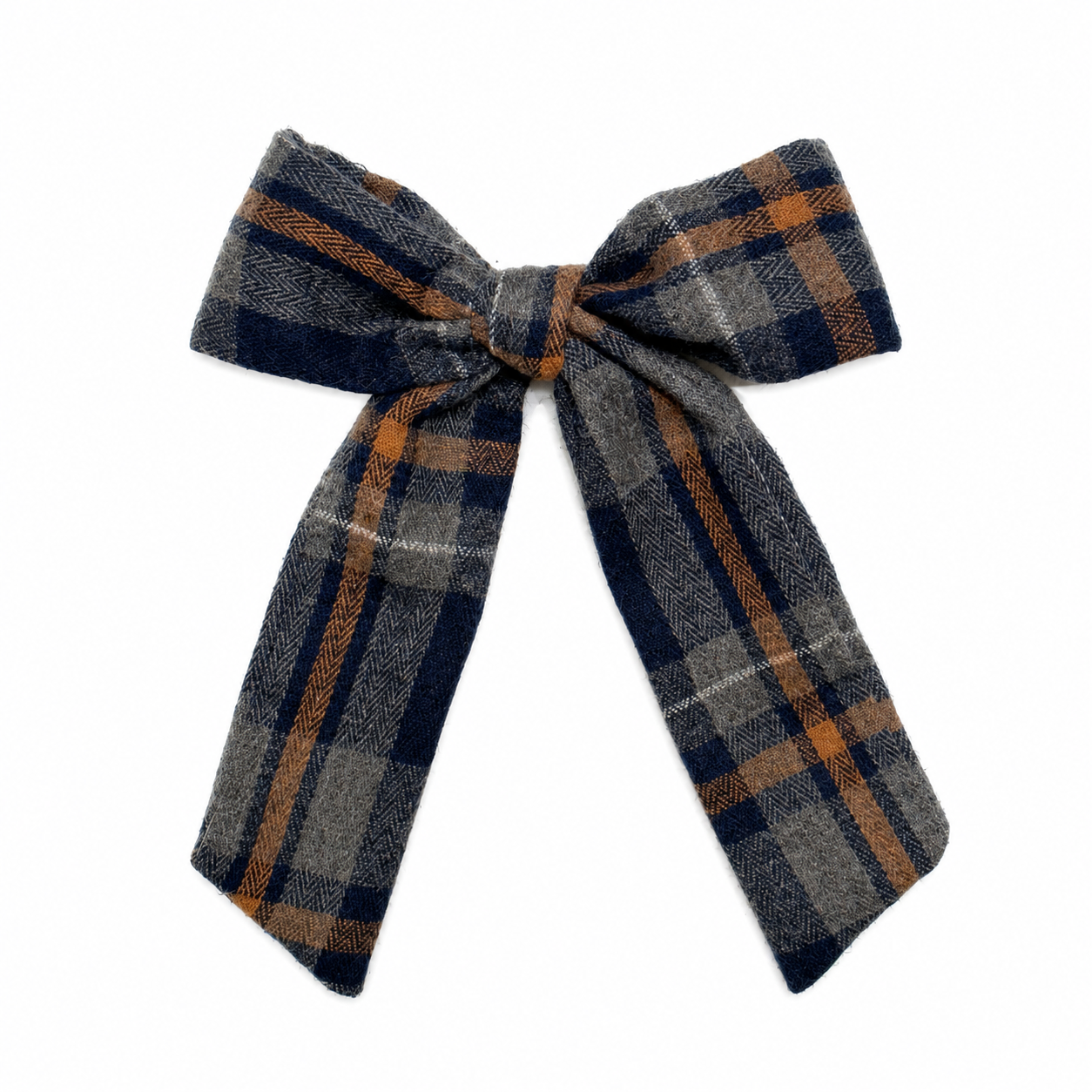 clip plaids bow