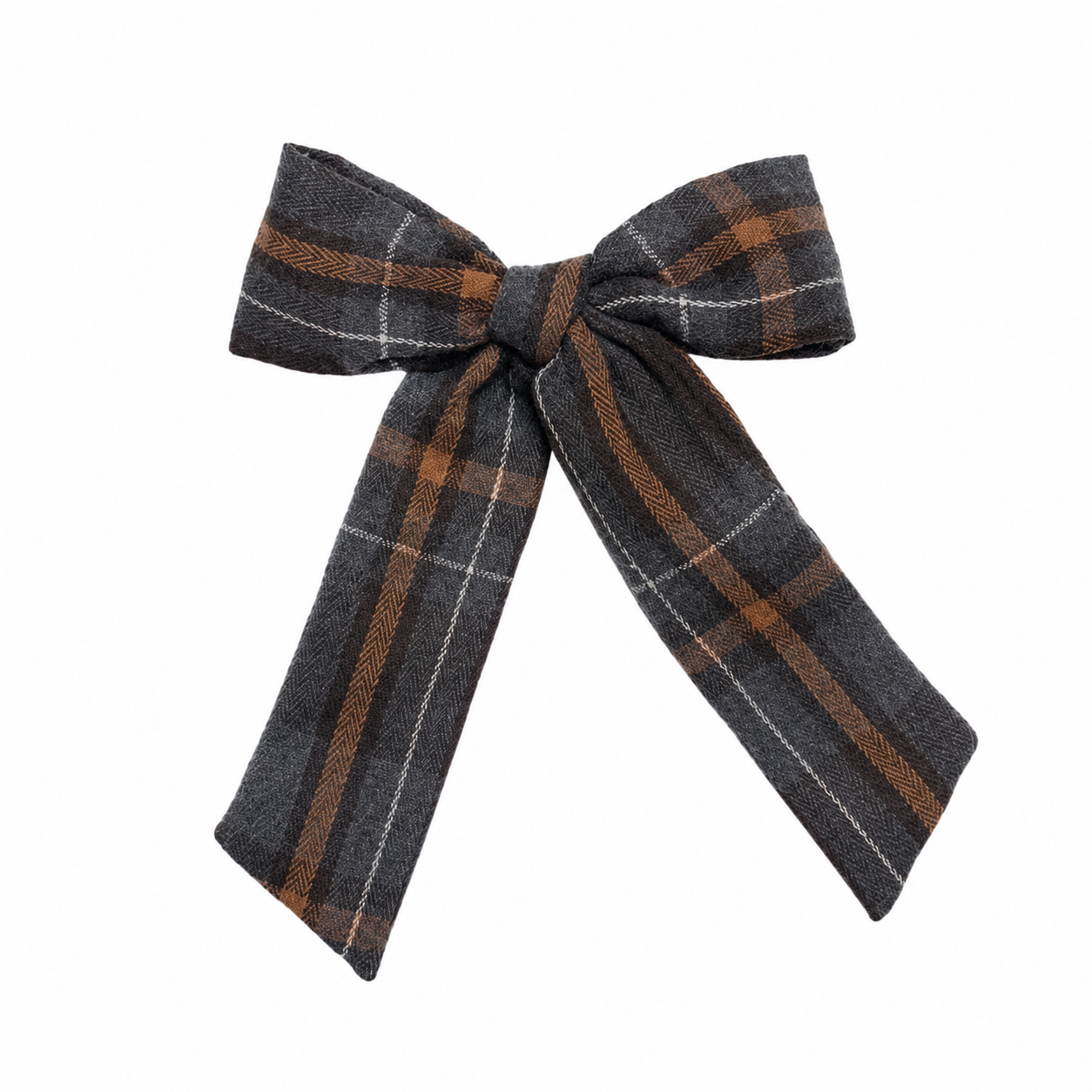 clip plaids bow
