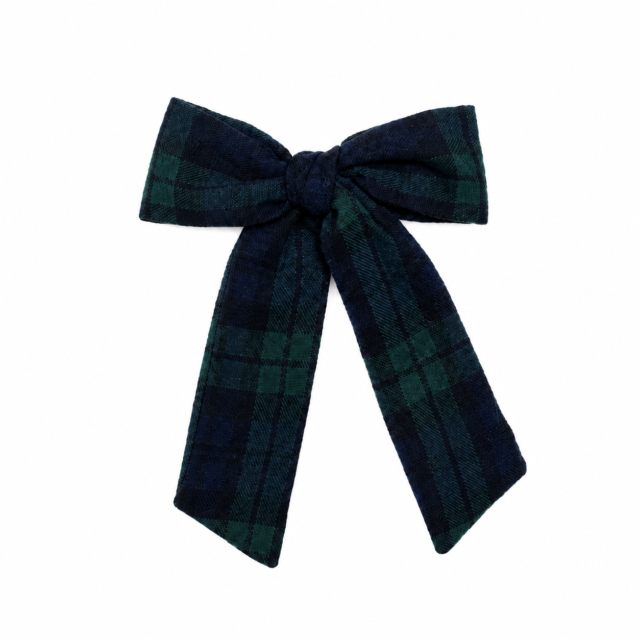 clip plaids bow