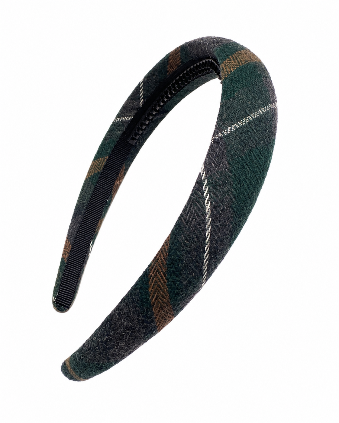 headband lightly padded plaids