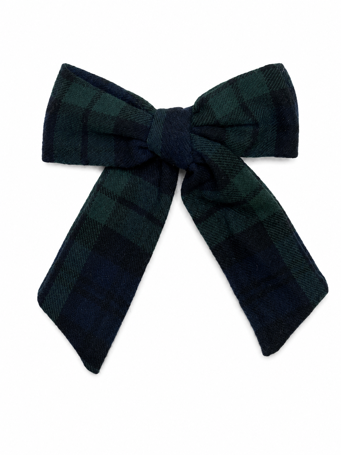 clip plaids bow
