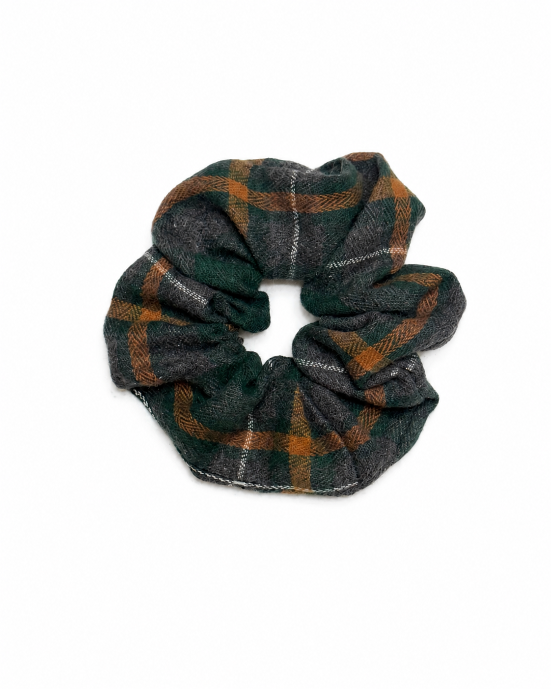 pony scrunchie plaids