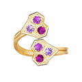 ring overlapping sectional heart