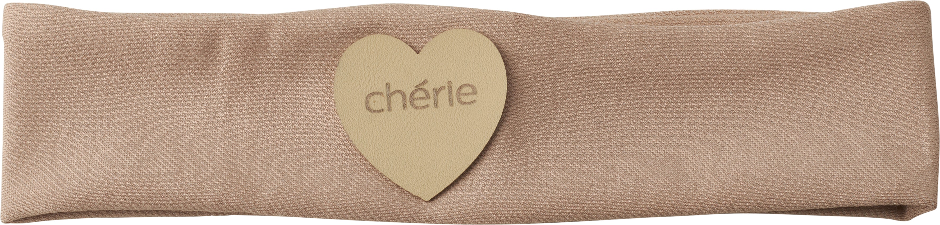 sweatband denim fringe heart stretch
